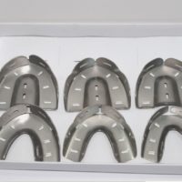 Superior Tandvård Metal Impression Munnbricka Edentulous Set Solid Utrustning SK-TR01