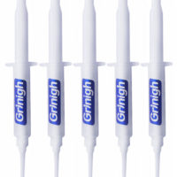 Grin365 Hem Tandblekning Gel med Åter Syringe Tips - Fyll i Kit med 33 Behandlingar av klinisk Regular Strength Gel(44% karbamidperoxid)