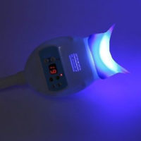 Dental LED Teeth Whitening System Clip on Desktop Light med 2 briller og 20 farger Shadeguide