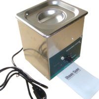 Industriel 2 L 80W Stål ultralydsrenser / Ultrasonic bade til iblødsætning instrumenter Dental Lab Rengøring med Timer & Heater SK-YJ-80